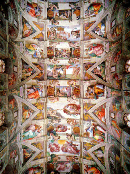 Michelangelo Sistine Chapel Ceiling Paintings And Pictures