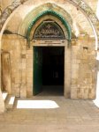 Entrance to the Church of the Holy Sepulchre, Jerusalem